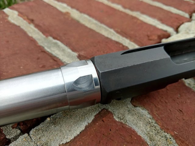 Standard Tikka/Ruger BugNut installed on a Tikka action